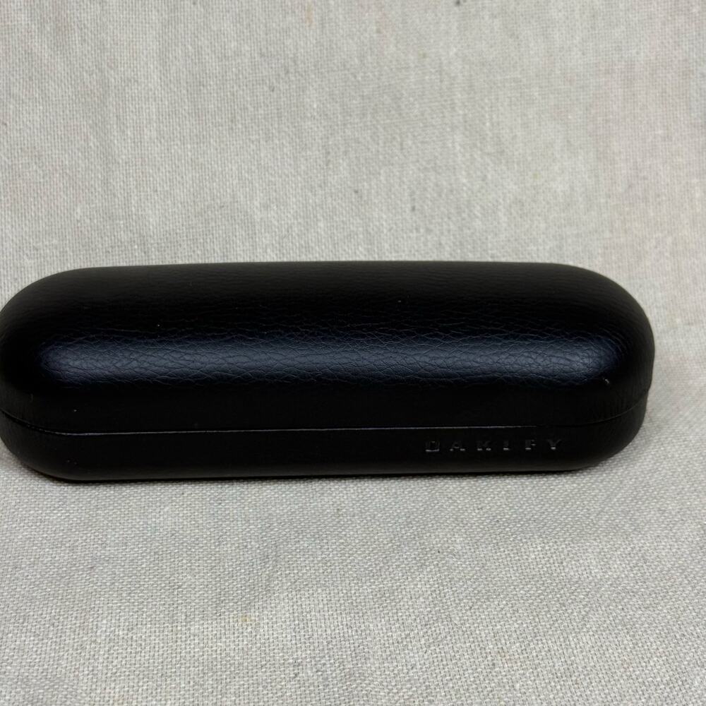 Oakley Hard Shell Eyeglasses Case Black Faux Leather Sunglass Case